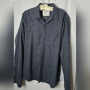 Abercrombie & Fitch Gray Casual Button Down Shirt